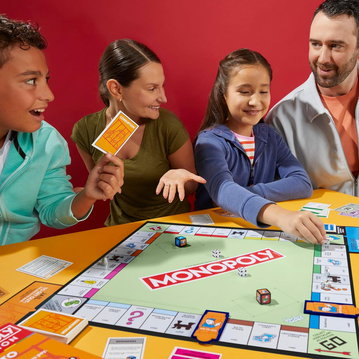 Monopoly Go to Jail Expansion – Safe Indoor Activity for Playroom and Family Game Nights, Ages 8+, 2-6 Players