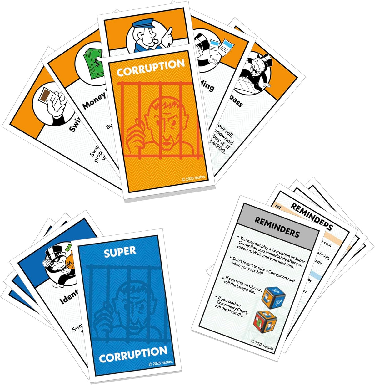 Monopoly Go to Jail Expansion – Safe Indoor Activity for Playroom and Family Game Nights, Ages 8+, 2-6 Players