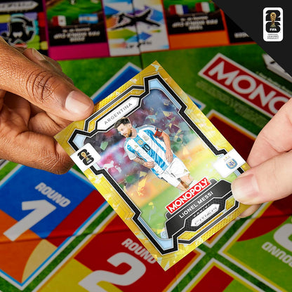 Monopoly Panini Prizm: FIFA World Cup Board Game – Hobby Collection Upgrade for Collector Hobby Rooms and Display Shelves