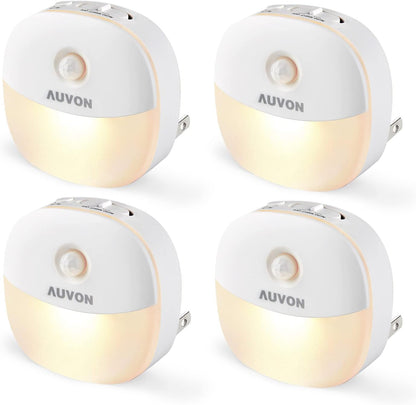 motion sensor with 3-5 meter range and 120° detection angle, auto-off after 60 seconds of inactivity