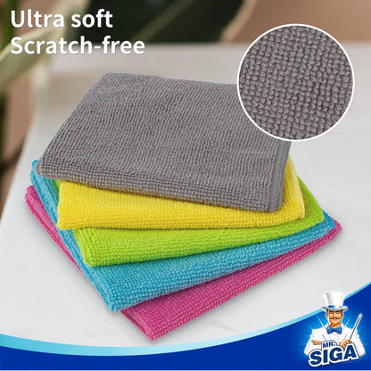 MR.SIGA Microfiber Cleaning Cloths – Thoughtful Housewarming Gift for New Homeowners and Renters