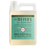 MRS. MEYER'S Clean Day Basil Concentrated Dish Soap Refill – Minimalist Eco Swap for Plastic-Reduced Apartment Living