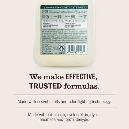 Mrs. Meyer's Clean Day Fabric Freshener for Yoga and Meditation Spaces, Birchwood Scent Long-Lasting Mist