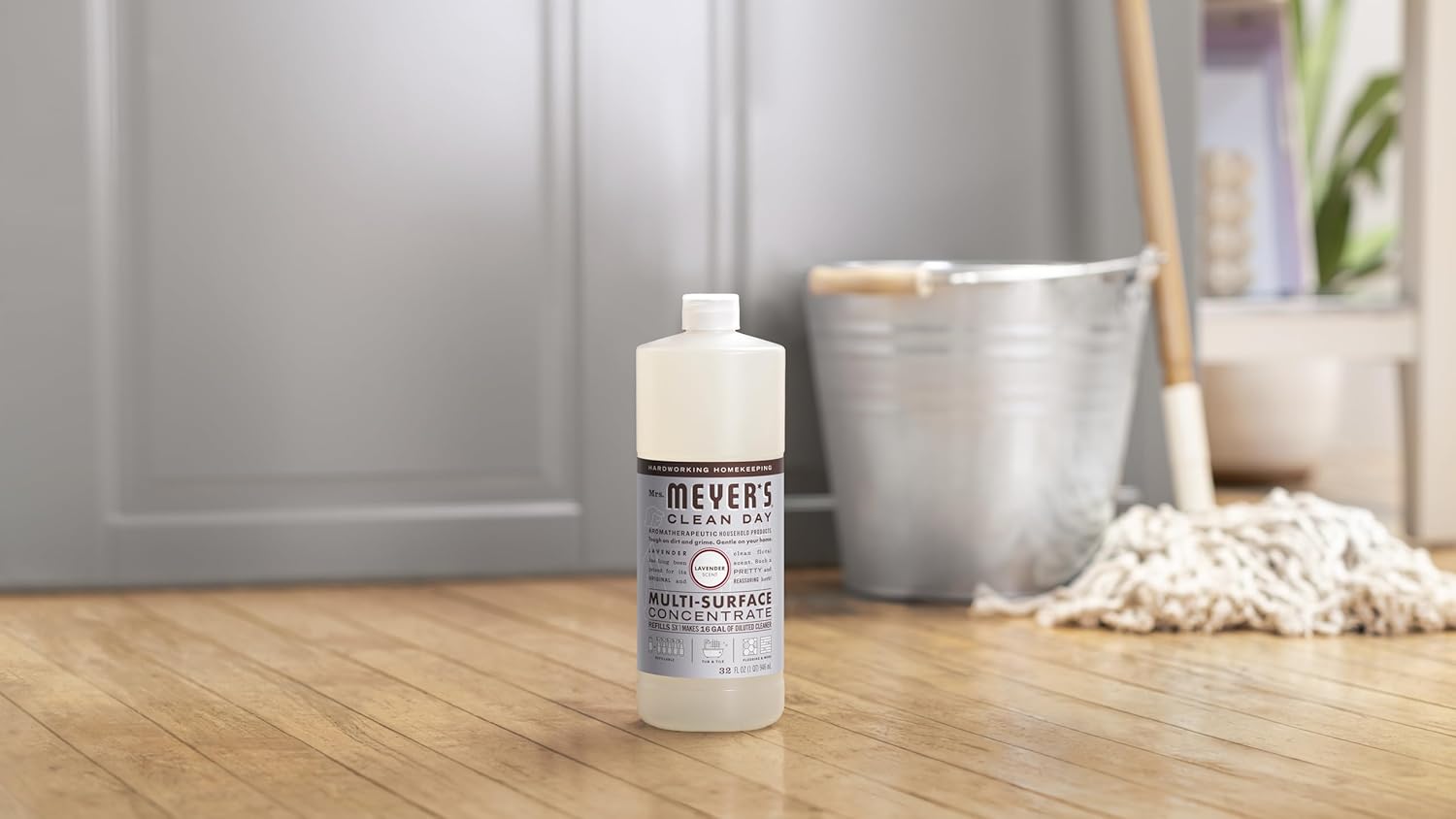 Mrs. Meyer's Clean Day Multi-Surface Concentrate – Lavender Wind-Down Ritual for Bathroom and Bedroom Spaces