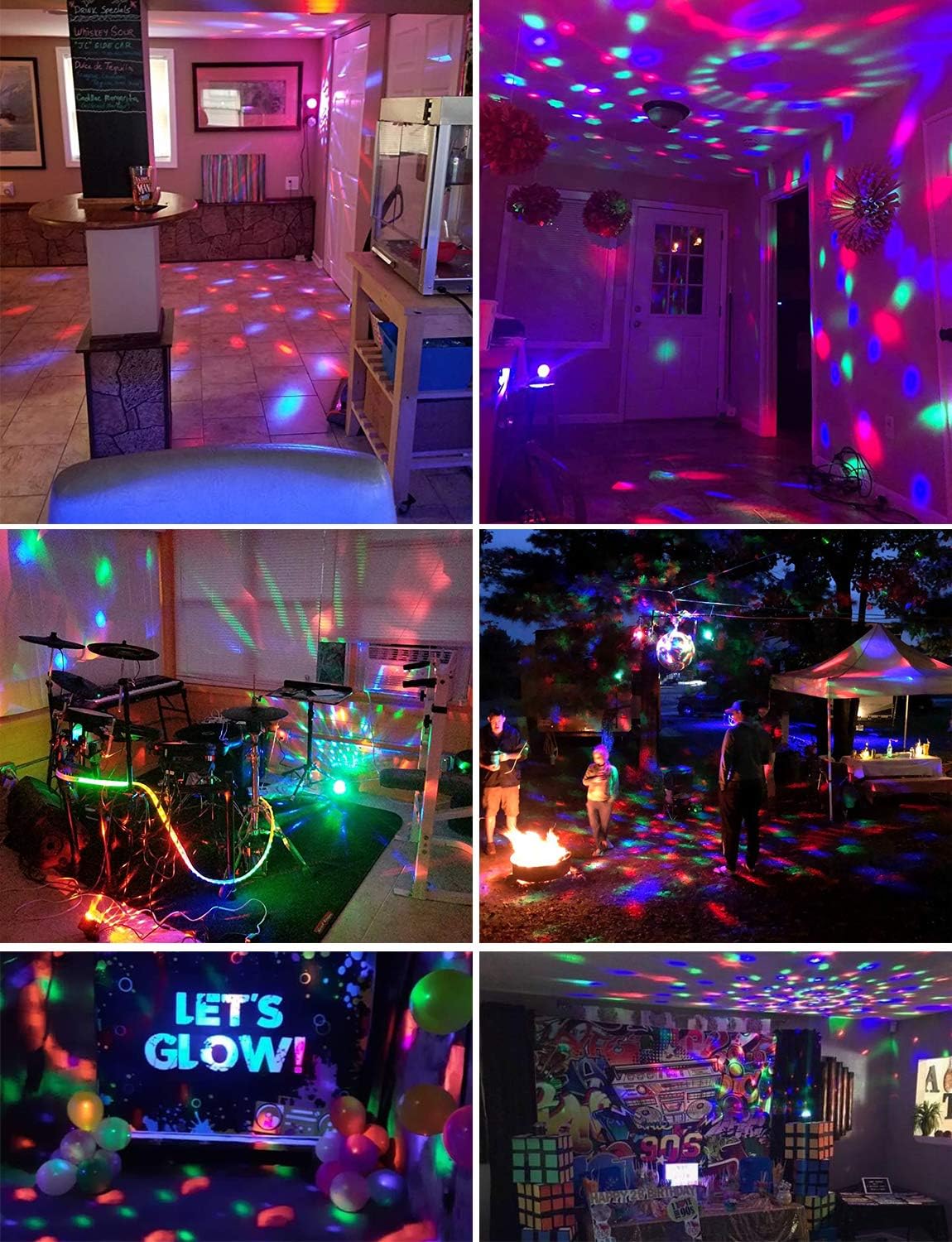 multi-color led output (red, green, blue and 4 combined color modes)