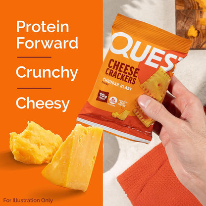 multi-flavor line: spicy cheddar, cheddar blast, and zesty ranch
