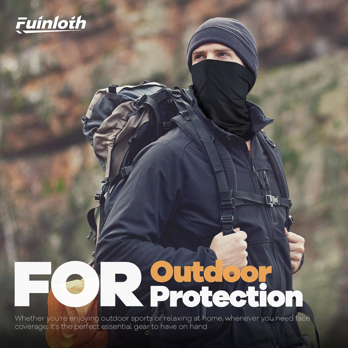 multi-form versatility: neck gaiter, face mask, bandana, headband, wristband, tattoo cover