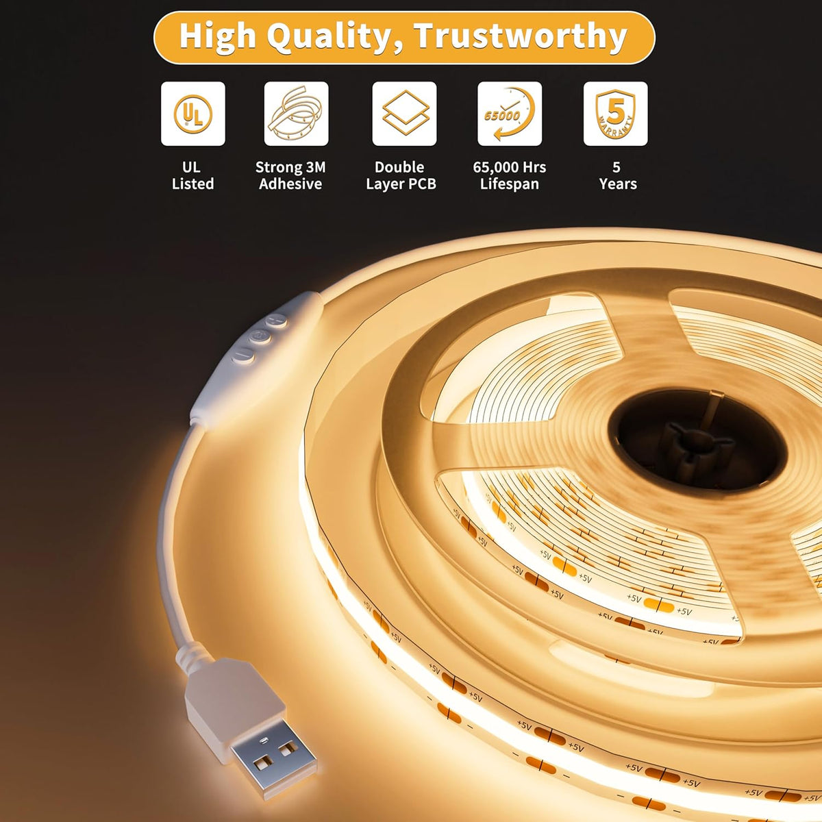 multiple color temperature variants (2700k, 3000k, 4000k, 6000k, tunable 2700-6500k, rgb, and addressable rgb+ic)