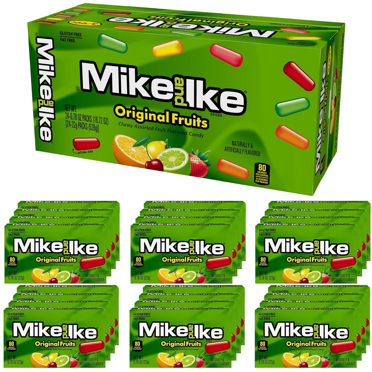 multiple flavor variants available: berry blast, original fruits, cherry, sour, sour watermelon, mixed-fruit