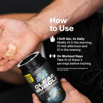 Muscletech BetaTOR HMB 1000mg – Trusted Liquid Softgel with Clinical Safety Profile