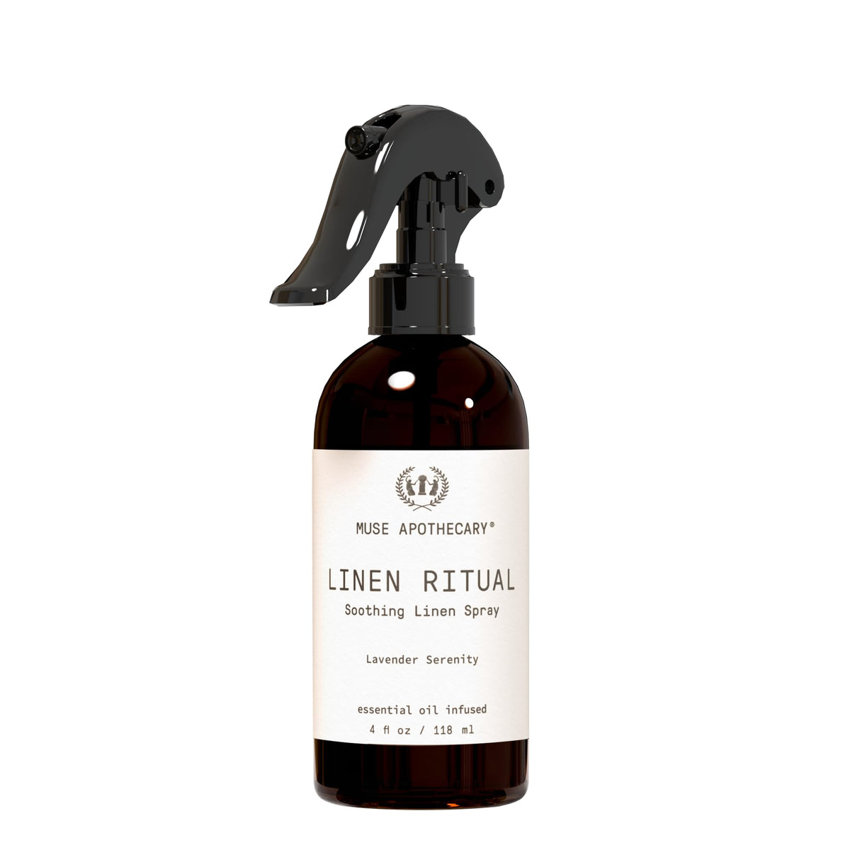 Muse Apothecary Linen Ritual - Aromatic, Soothing, and Relaxing Linen Spray for Bedding, Laundry and Fabric Spray Freshener - Infused with Natural Aromatherapy Essential Oils - Lavender Serenity