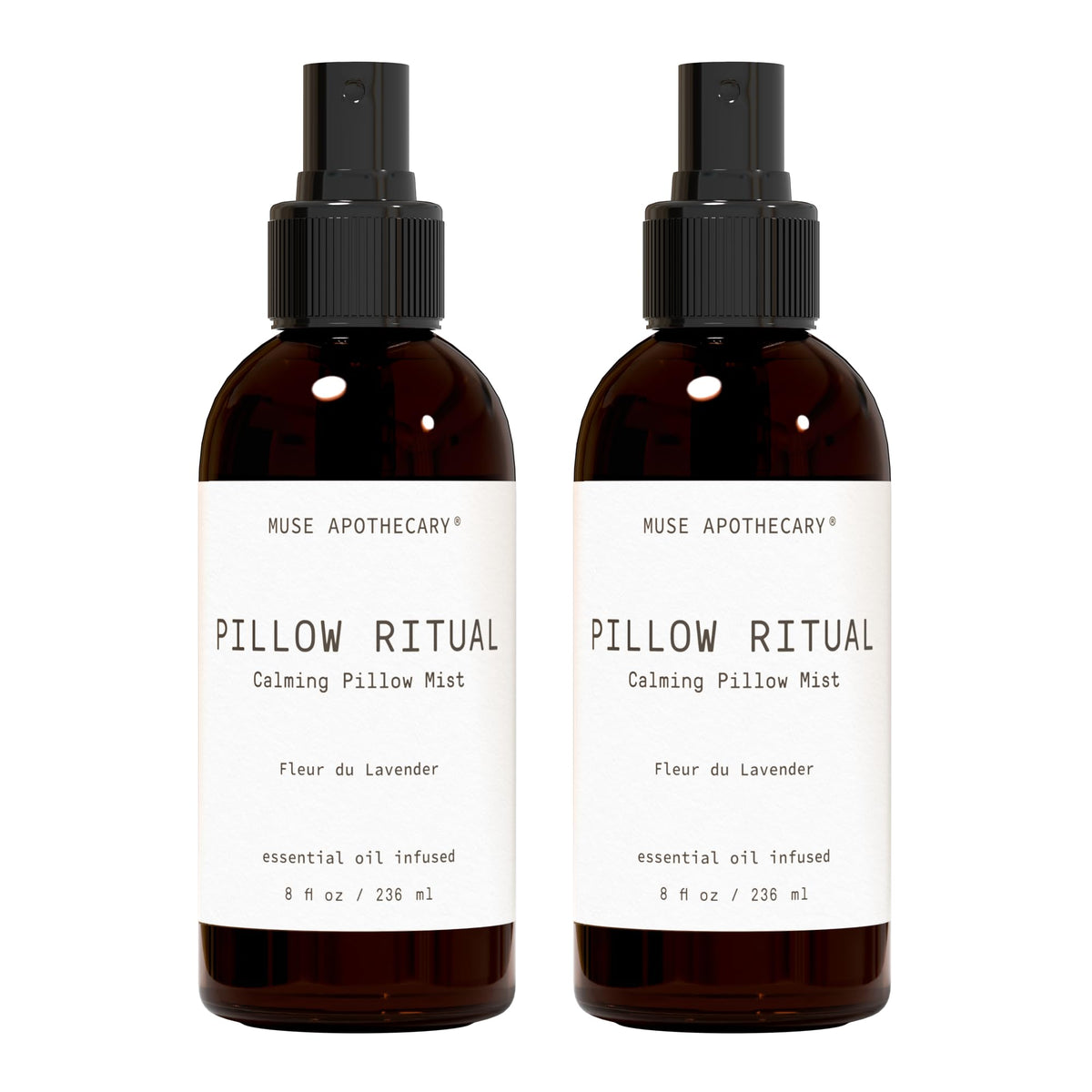 Muse Apothecary Linen Ritual - Natural Sleep Mist for Pillow and Bedding, Nightly Wind Down Routine and Bedtime Ritual