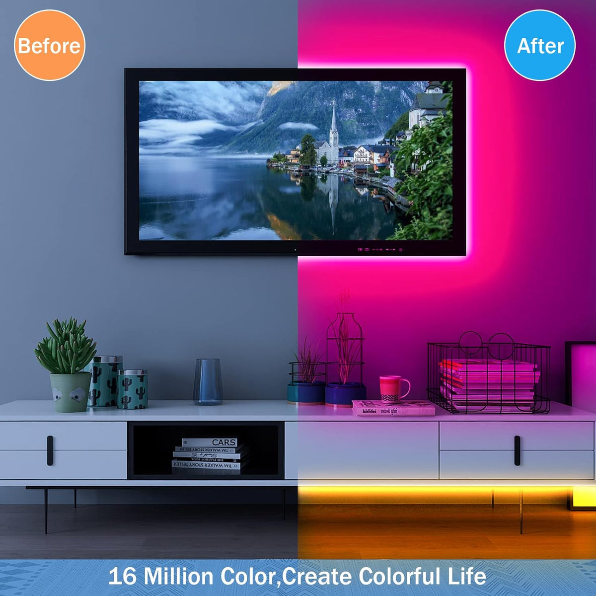 music sync mode that reacts to audio via bluetooth