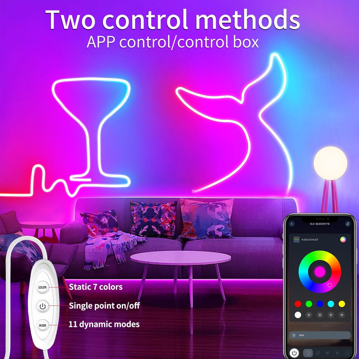 music sync via built-in microphone in controller