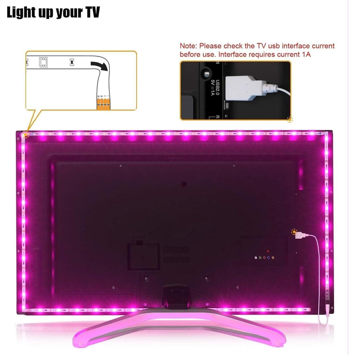 music synchronization with tv audio plus a microphone input mode for reactive ambient lighting