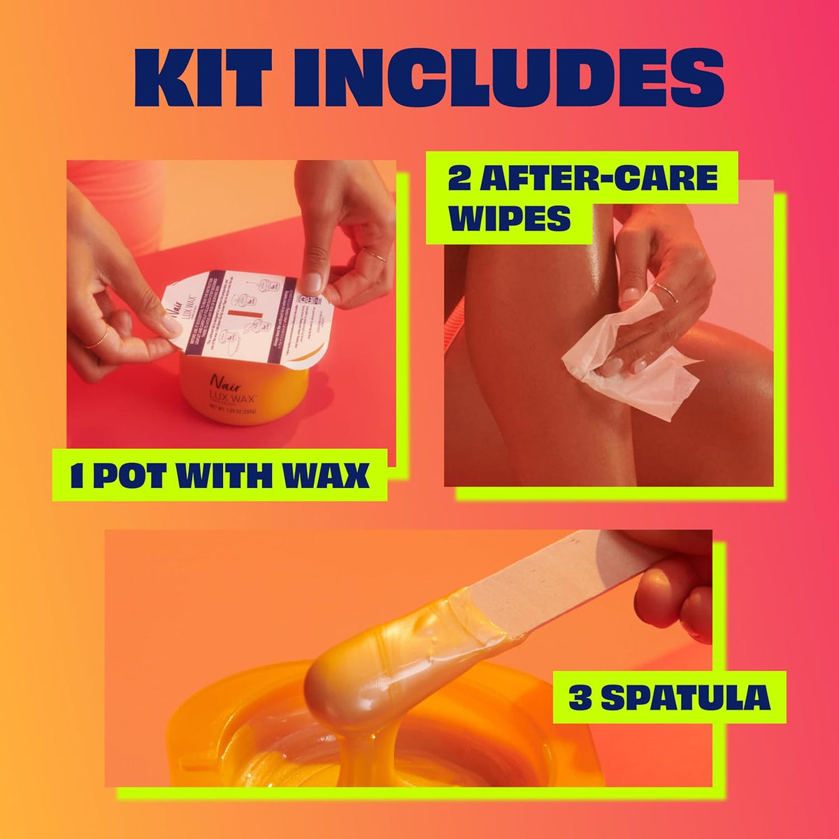 Nair Lux Wax Stripless Kit – Simple, Clean Hair Removal for Uncluttered Home Bathrooms