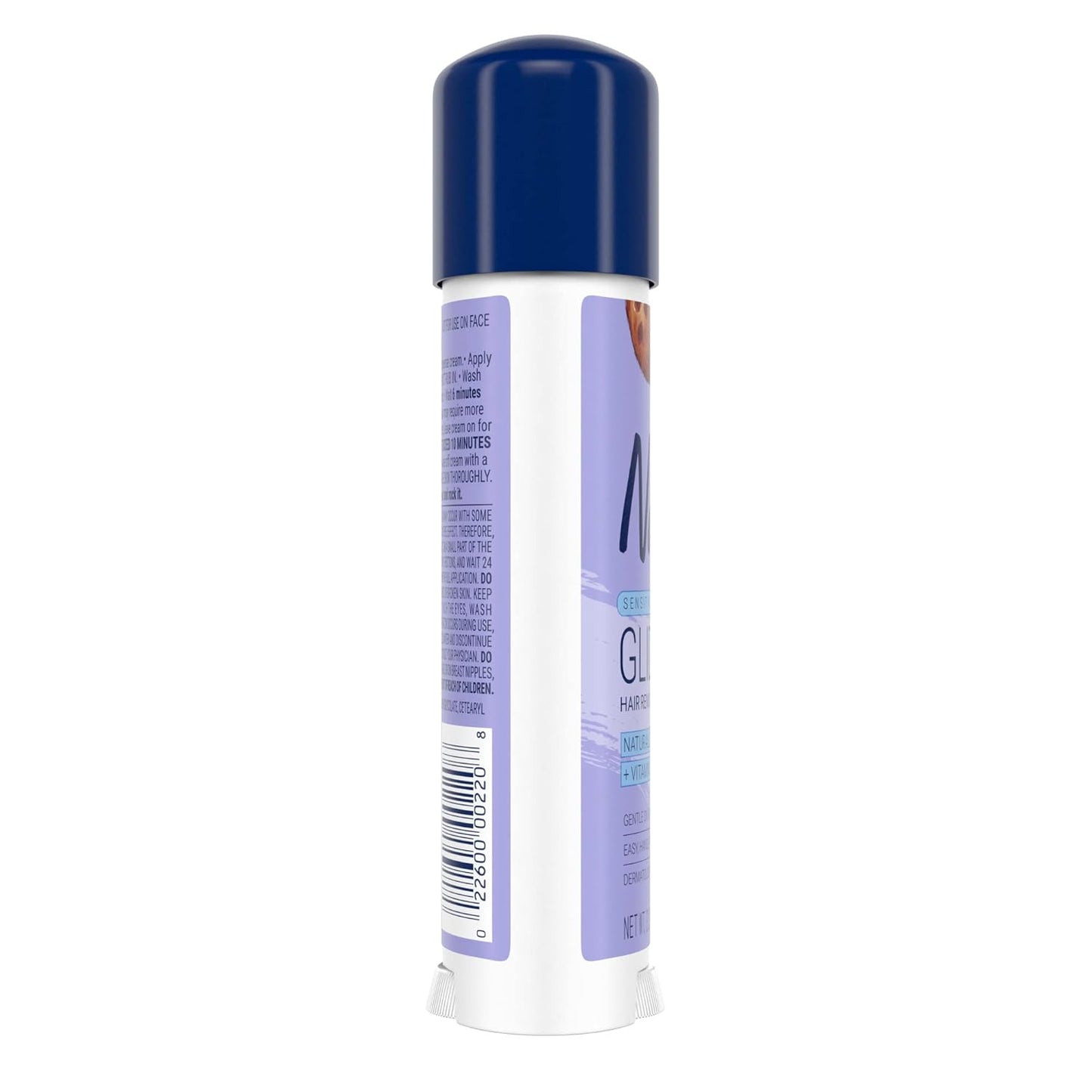 Nair Sensitive Glide-On Hair Removal Cream – Coconut Oil & Vitamin E Self-Care Ritual for Silky Smooth Legs