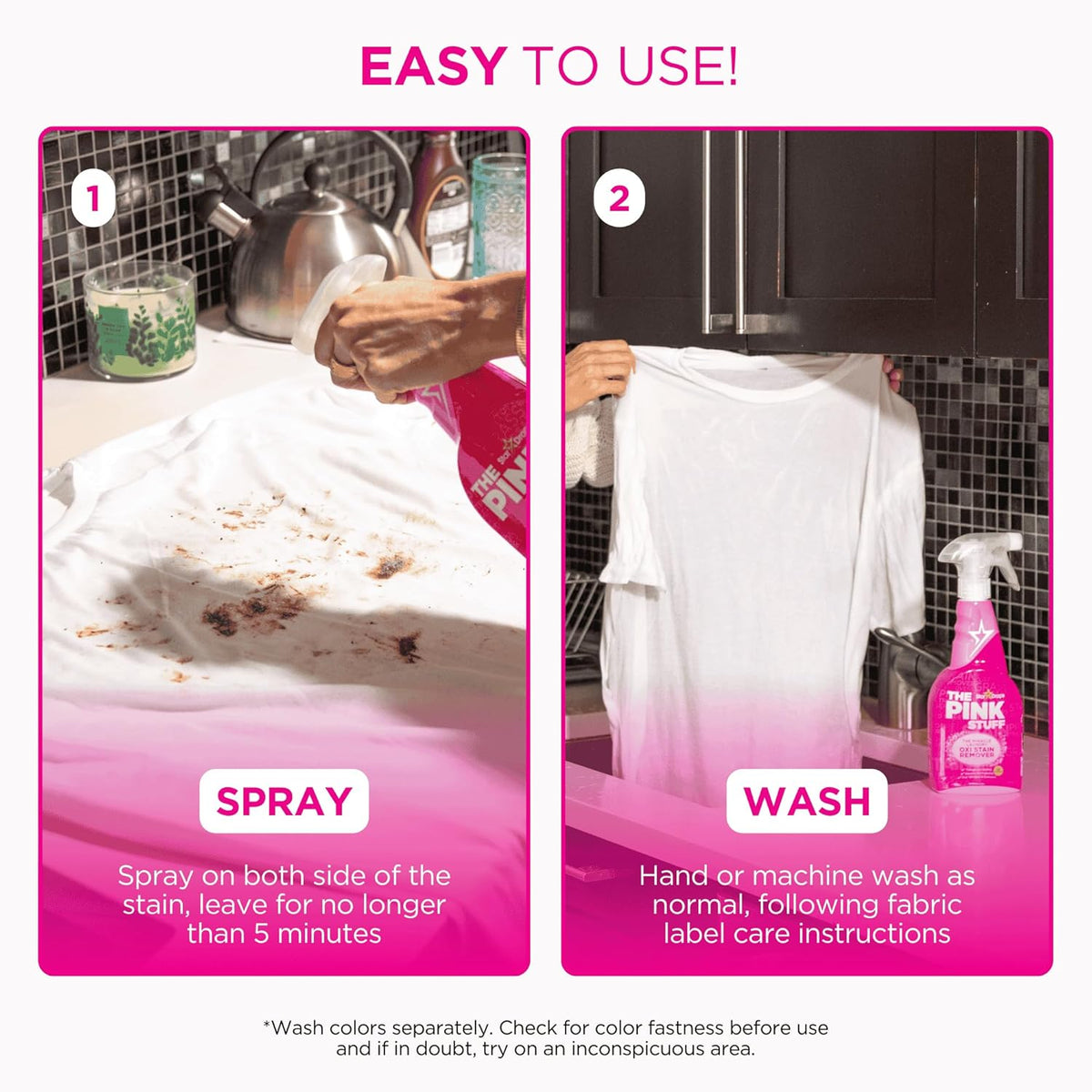natural-based formula gentle on clothes but tough on stains