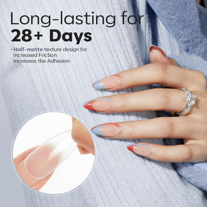 natural-resin, low-odor, non-yellowing clear formula safe for nail and skin