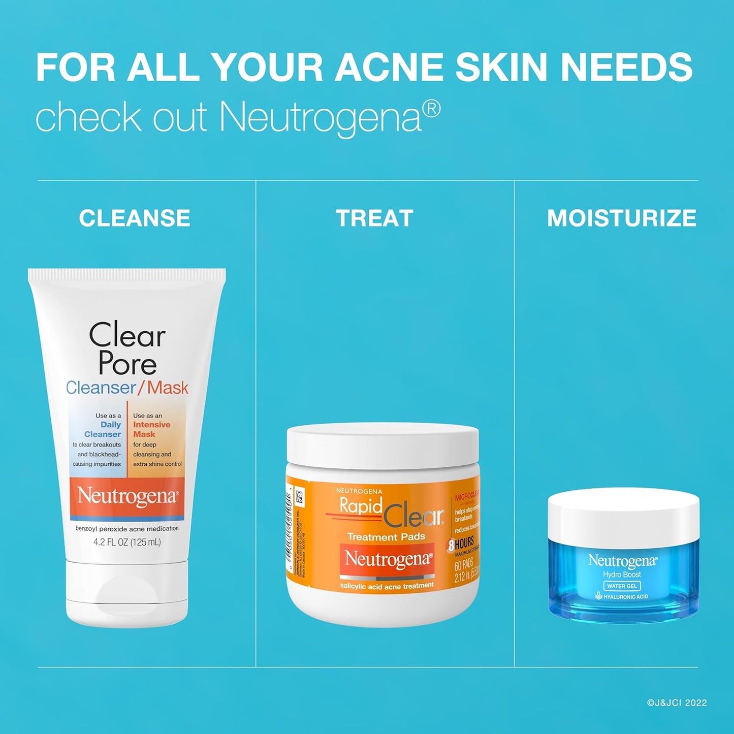 Neutrogena Clear Pore Teen Acne Cleanser & Mask – Safe, Dermatologist-Tested for Young Skin