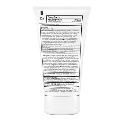 Neutrogena Evenly Clear Acne Cleansing Face Mask with 3.5% Benzoyl Peroxide – Mindful Shower Skincare Ritual for Clearer, Balanced Skin