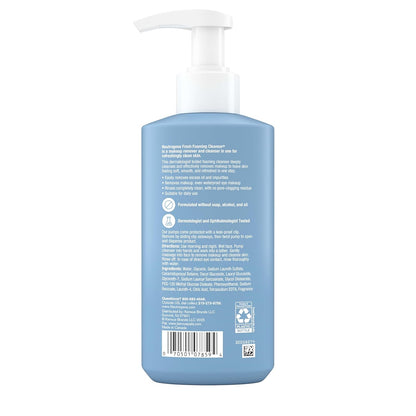 Neutrogena Fresh Foaming Facial Cleanser – Streamlined Daily Face Wash for Clutter-Free Vanities