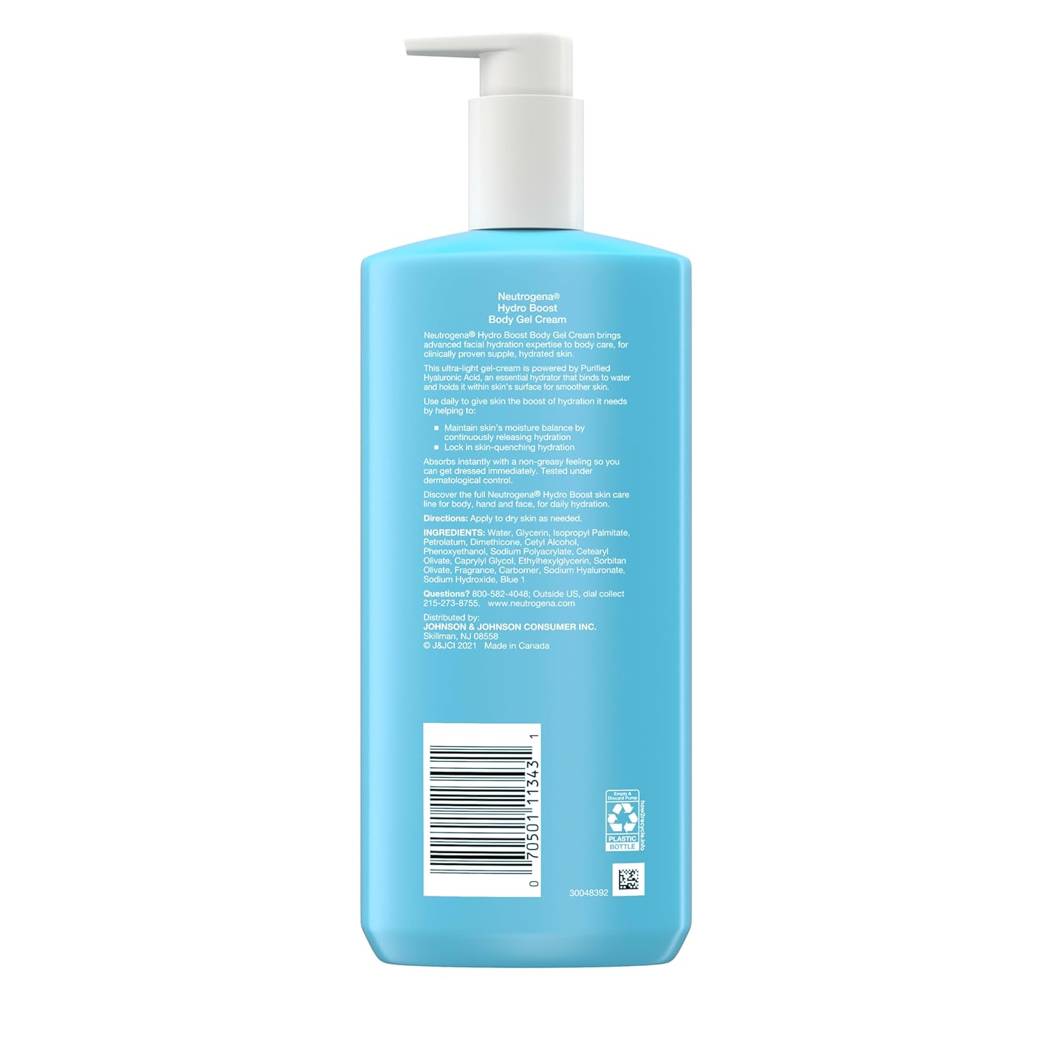 Neutrogena Hydro Boost Body Gel Cream – Premium Hyaluronic Acid Moisturizer for Elevated Skincare