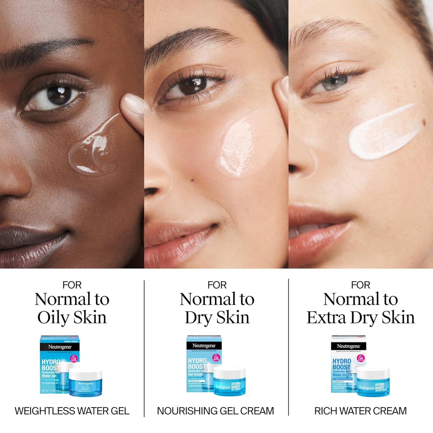 Neutrogera Hydro Boost Hydration Duo – Calming Evening Skincare Routine with Hyaluronic Acid & Gel Cleanser