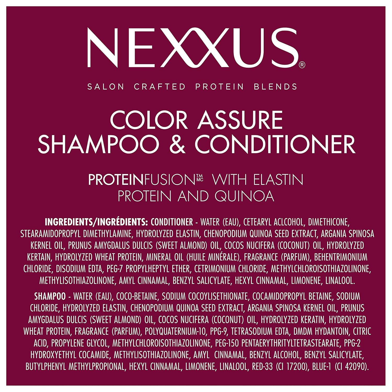 Nexxus Color Assure Shampoo & Conditioner Gift Set – Premium Color Care for Hair-Conscious Women