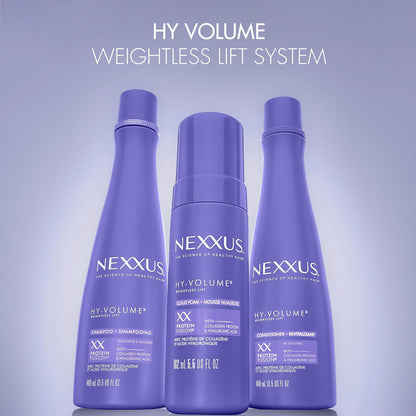 Nexxus Hy-Volume Weightless Lift Shampoo – Premium Collagen-Infused Cleanser for the Curated Vanity Counter