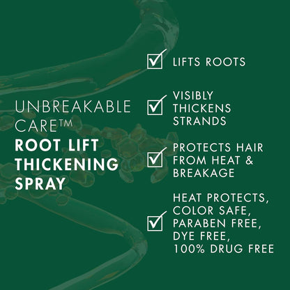 Nexxus Root Lift Thickening Spray – Safe Heat-Styling Protection for Family Bathrooms