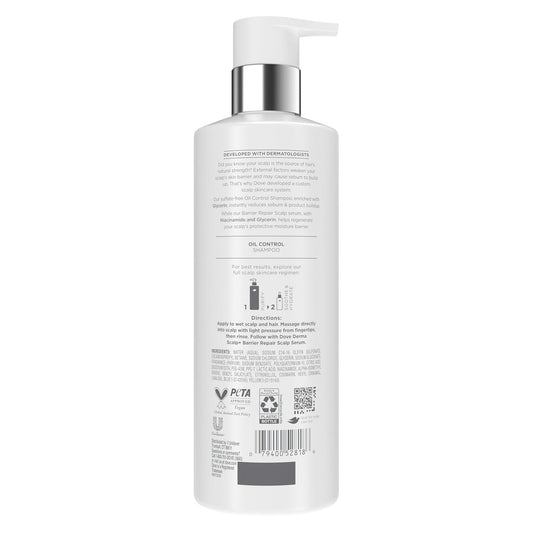 niacinamide to regenerate the scalp's protective moisture barrier