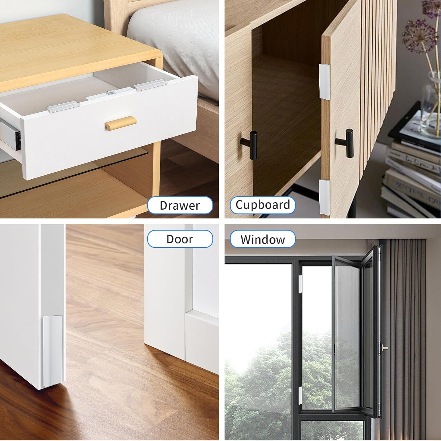 Nisorlin Weather Stripping Door Seal Strip – Bedtime Wind-Down Essential, Bedroom Draft and Noise Barrier
