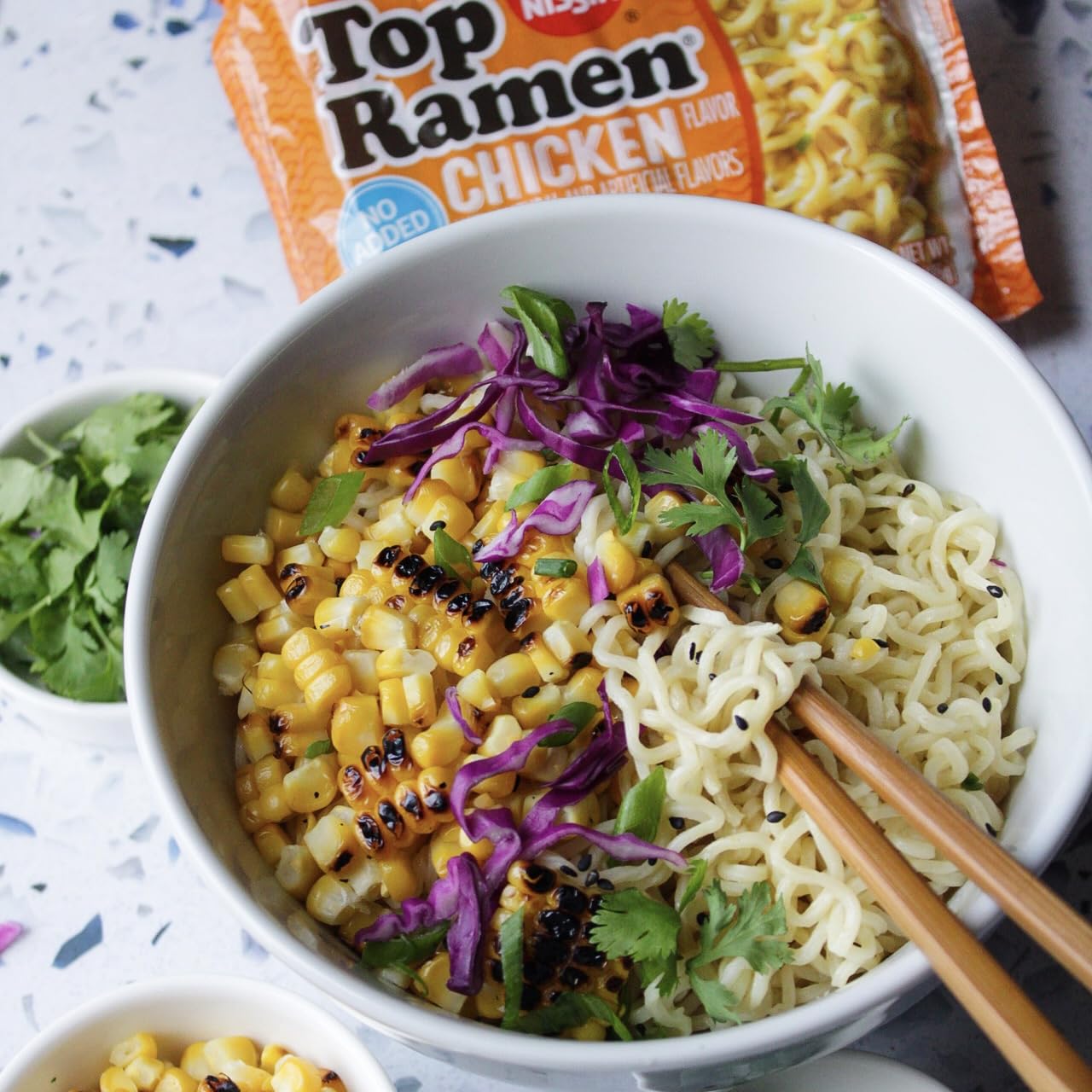 Nissin Top Ramen Bowl – Quick Microwave Lunch for Office Desk and Study Sessions, Beef Flavor 6-Pack