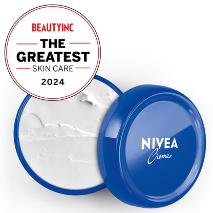 NIVEA Creme All-In-One Moisturizer – Calming Nightly Body and Face Ritual for Dry Skin, 16 Oz Jar