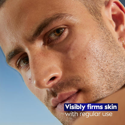 NIVEA MEN Age Defense Instant Hydrating Face Serum for Dry Skin – Nightly Anti-Aging Ritual With Pro-Retinol and Hyaluronic Acid, 1.7 Fl Oz