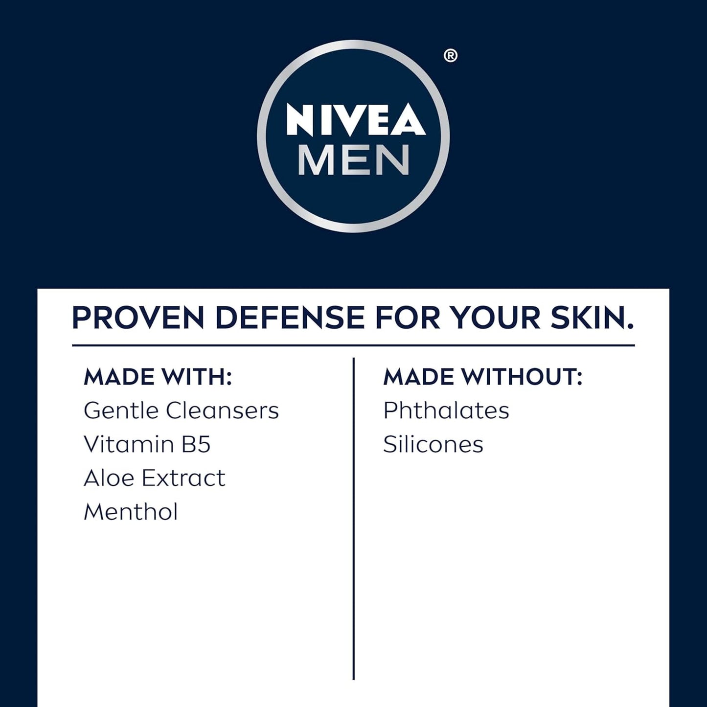NIVEA MEN Maximum Hydration Face Wash – Daily Self-Care Cleanser for Men, Hydrating Morning and Nightly Skincare Ritual