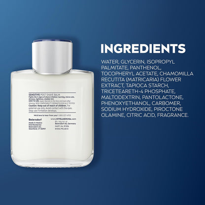 NIVEA MEN Real Madrid Shave Balm – Soothing Post Shave Ritual for Sensitive Skin with Chamomile and Vitamin E