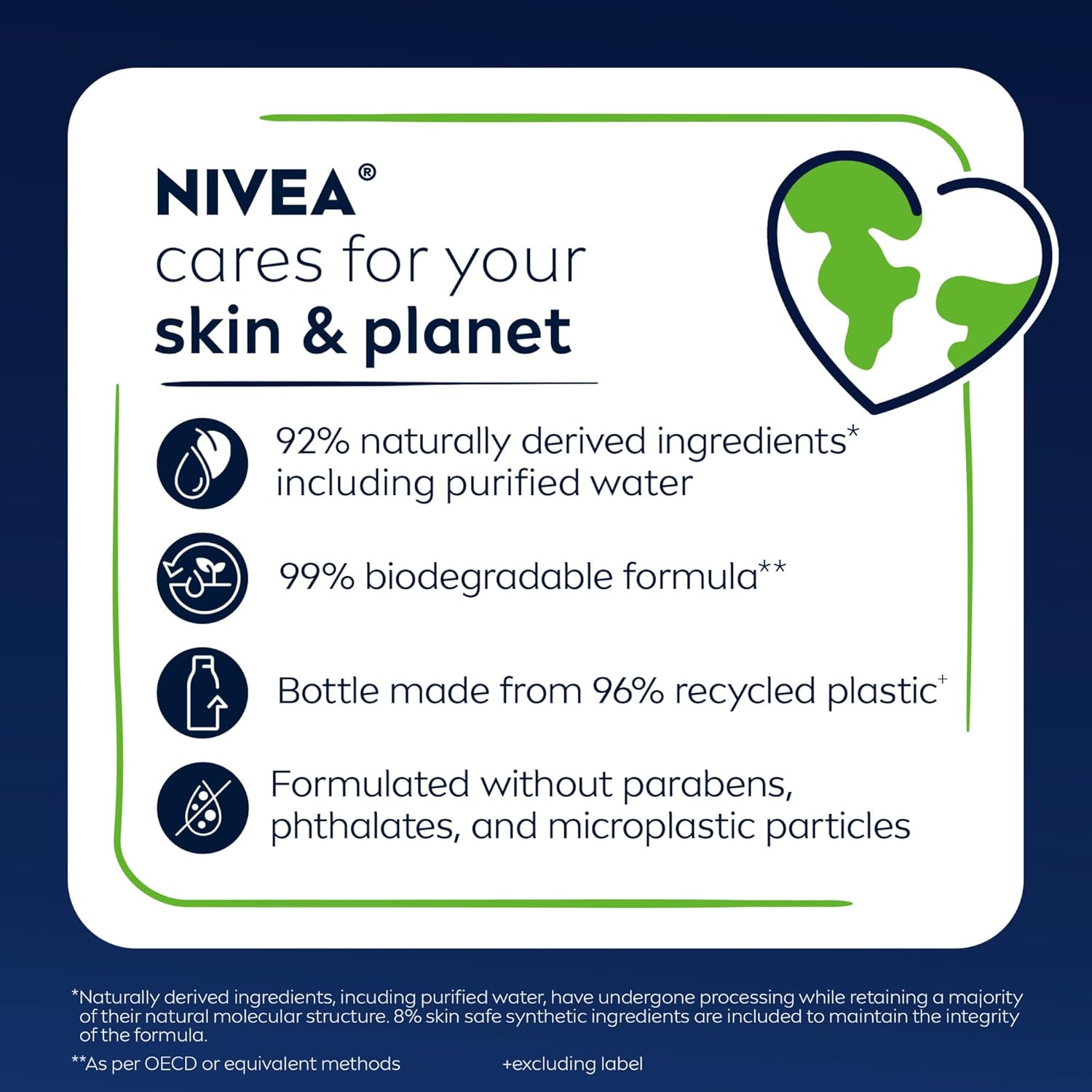 NIVEA MEN Sensitive Body Wash with Bamboo Extract – Nightly Wind-Down Shower Ritual for Sensitive Skin