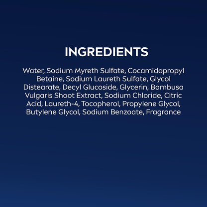 NIVEA MEN Sensitive Body Wash with Bamboo Extract – Nightly Wind-Down Shower Ritual for Sensitive Skin
