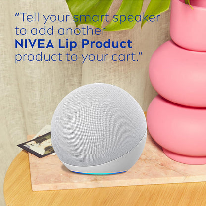 NIVEA Moisture Lip Care – Family-Safe Lip Balm for Shared Bathroom Use, Dye-Free and Dermatologist-Tested for Sensitive Skin