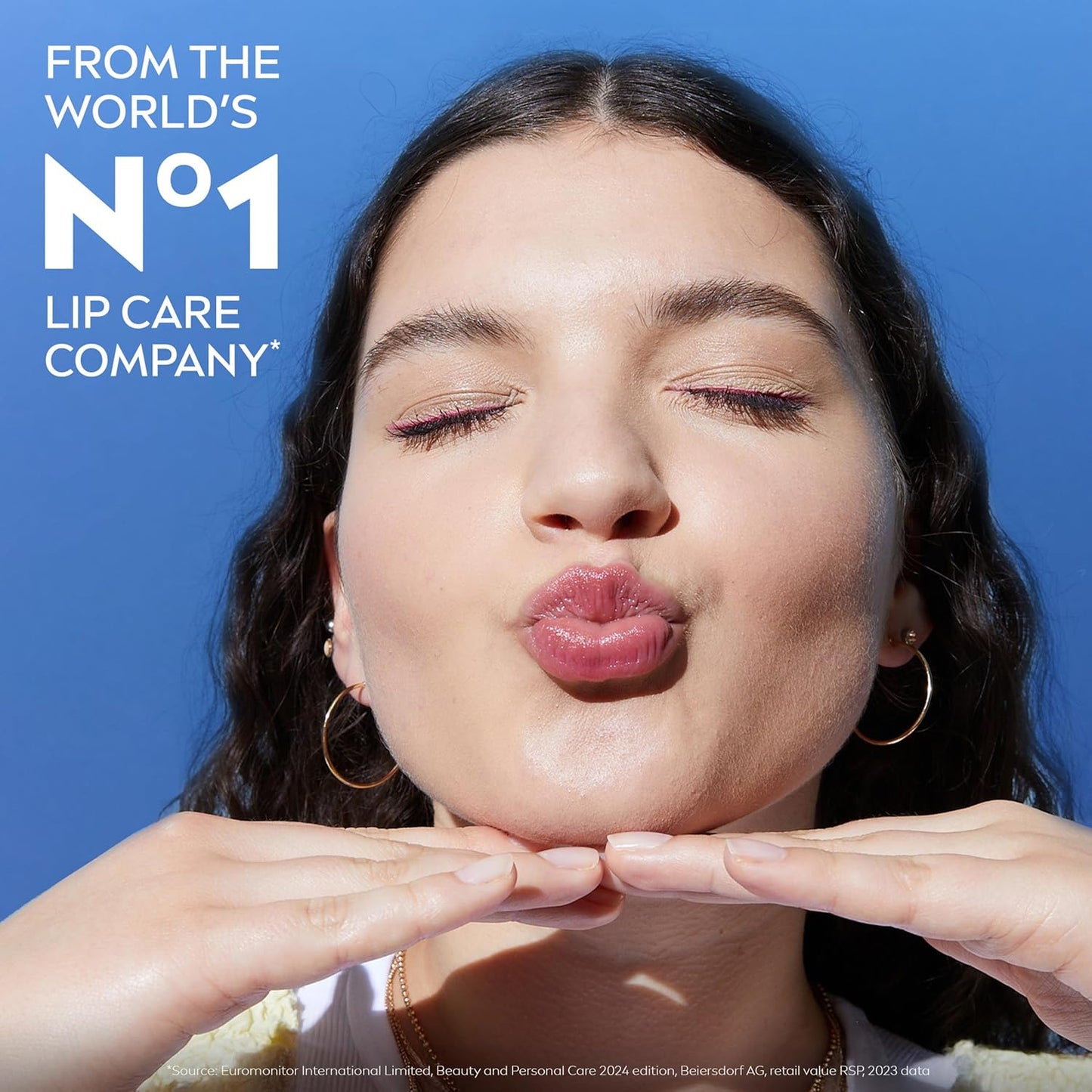 NIVEA Moisture Lip Care – Family-Safe Lip Balm for Shared Bathroom Use, Dye-Free and Dermatologist-Tested for Sensitive Skin