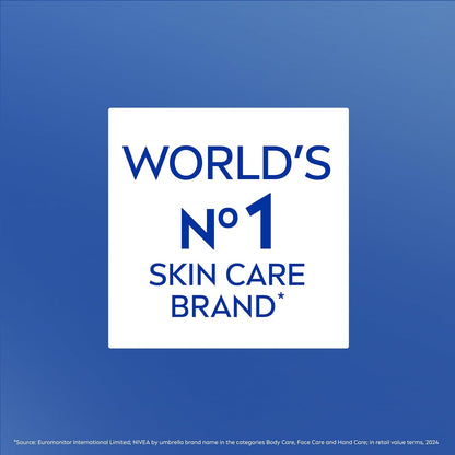 NIVEA Nourishing In Shower Lotion – Daily Self-Care Ritual for Dry Skin, Almond Oil Body Moisturizer for Home Bath Time Wind-Down