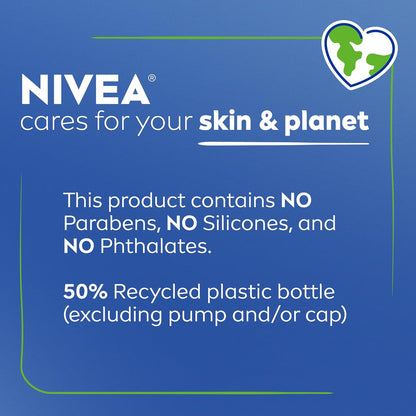 NIVEA Skin Firming Body Lotion with Q10 – Bedtime Self-Care Ritual for Dry Skin, 72-Hour Hydration, 16.9 Fl Oz