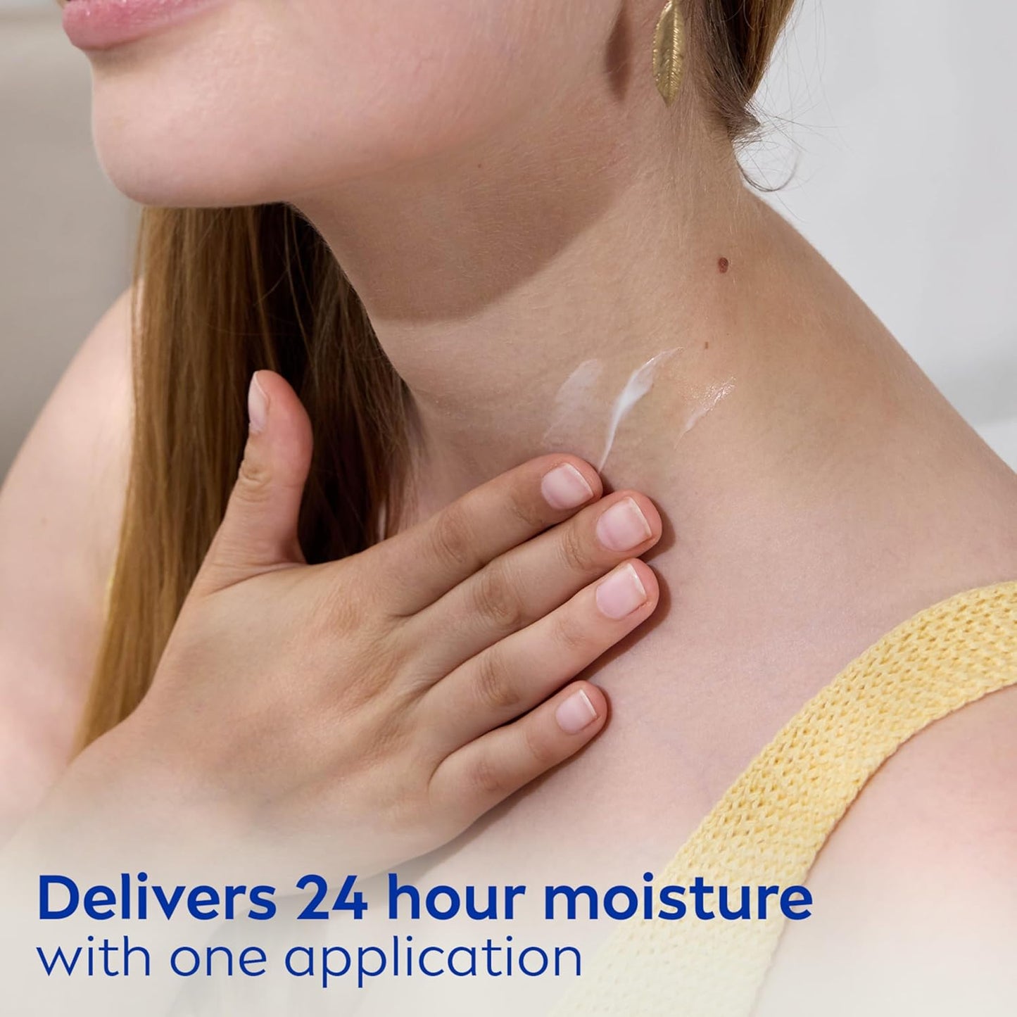 NIVEA Skin Firming Neck and Chest Cream – Clean Beauty Staple for an Uncluttered Vanity, Paraben-Free Anti-Aging Moisturizer
