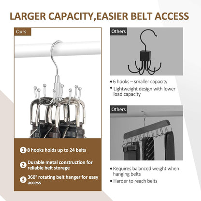 no-installation hook-over design that fits standard closet rods