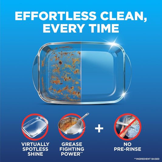 no-pre-rinse grease-cutting formula engineered to break down cooked-on food residues