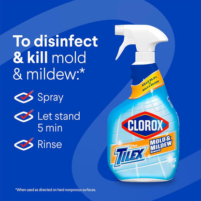 no-scrub application: spray, wait 5 minutes, rinse