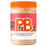 PBfit No Sugar Added Peanut Butter Powder for School Lunches, Lower-Sugar PB&J Spread for Kids
