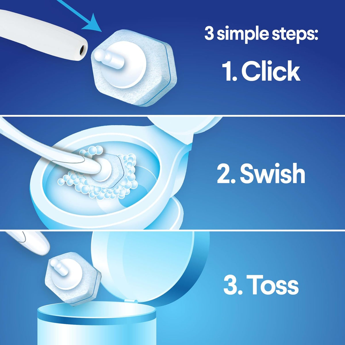 non-abrasive formula safe for porcelain, chrome, enamel, and synthetic marble surfaces